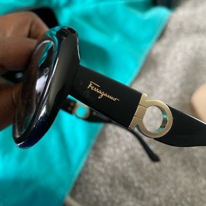Black Ferragamo sunglasses
